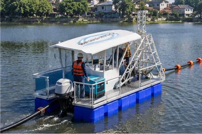 Modular Dredger/ Dewatering Boat 1