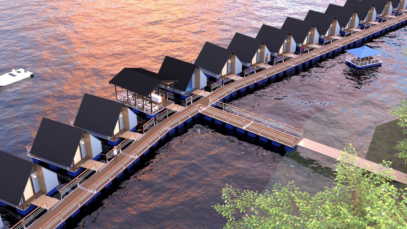Floating Villa Segitiga