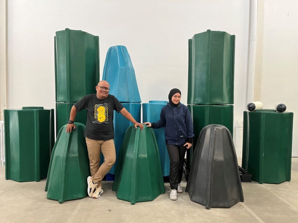 kubus apung LLDPE Bajau Indo